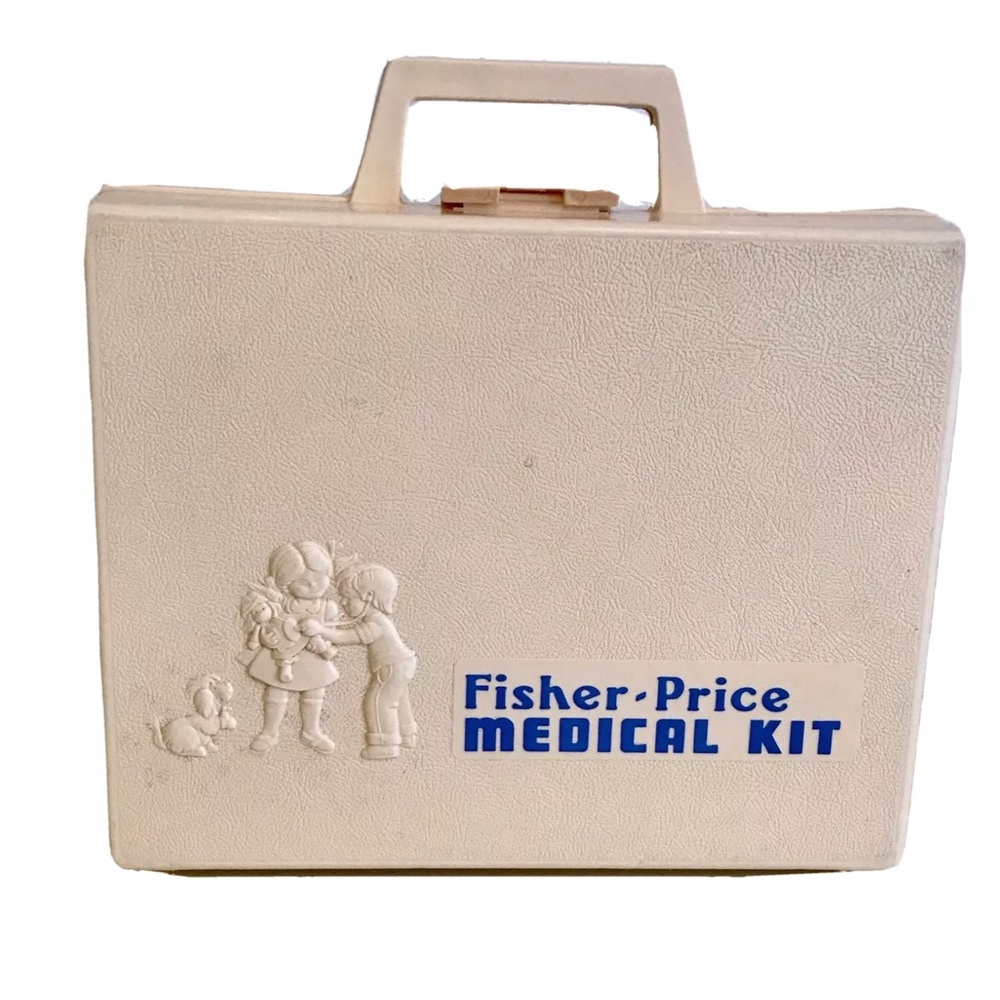 Vintage 1977 Fisher Price Medical Kit Case 936